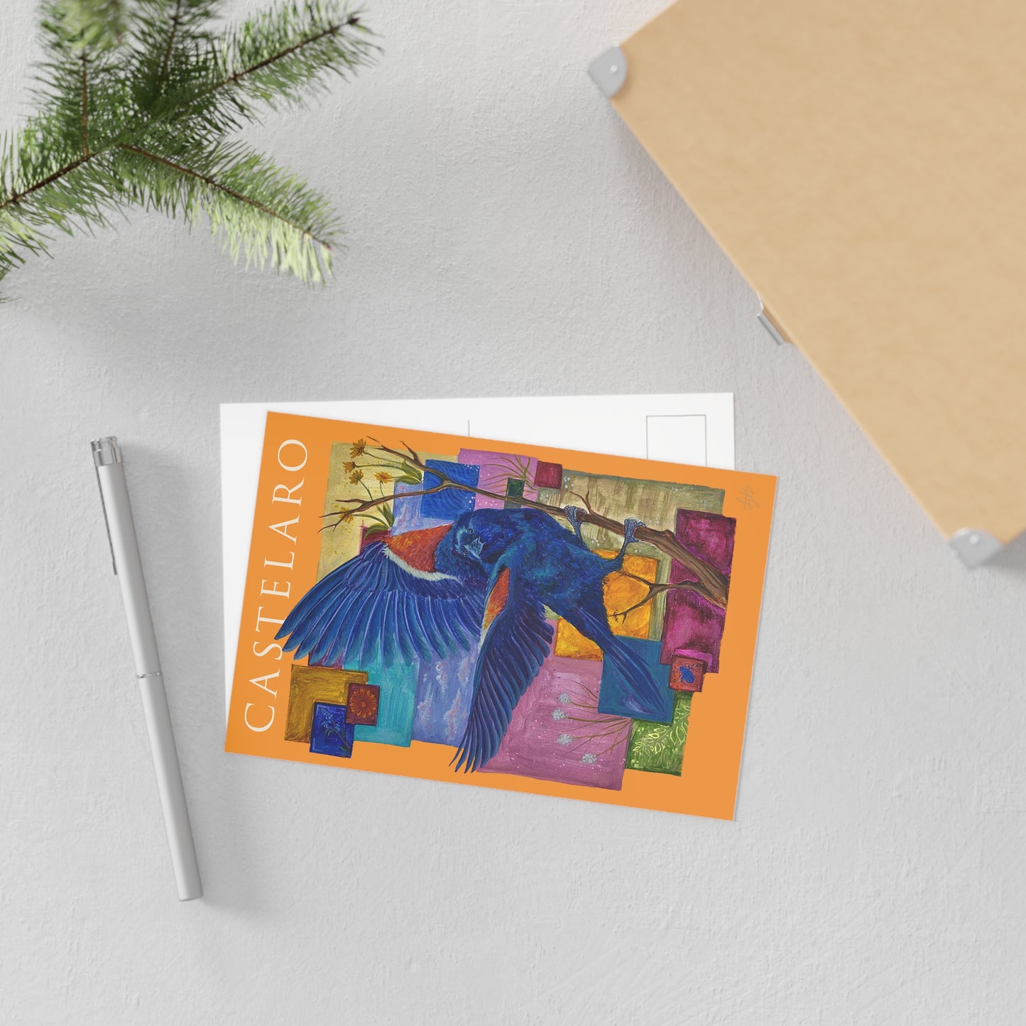 Redwing Black Bird Postcard