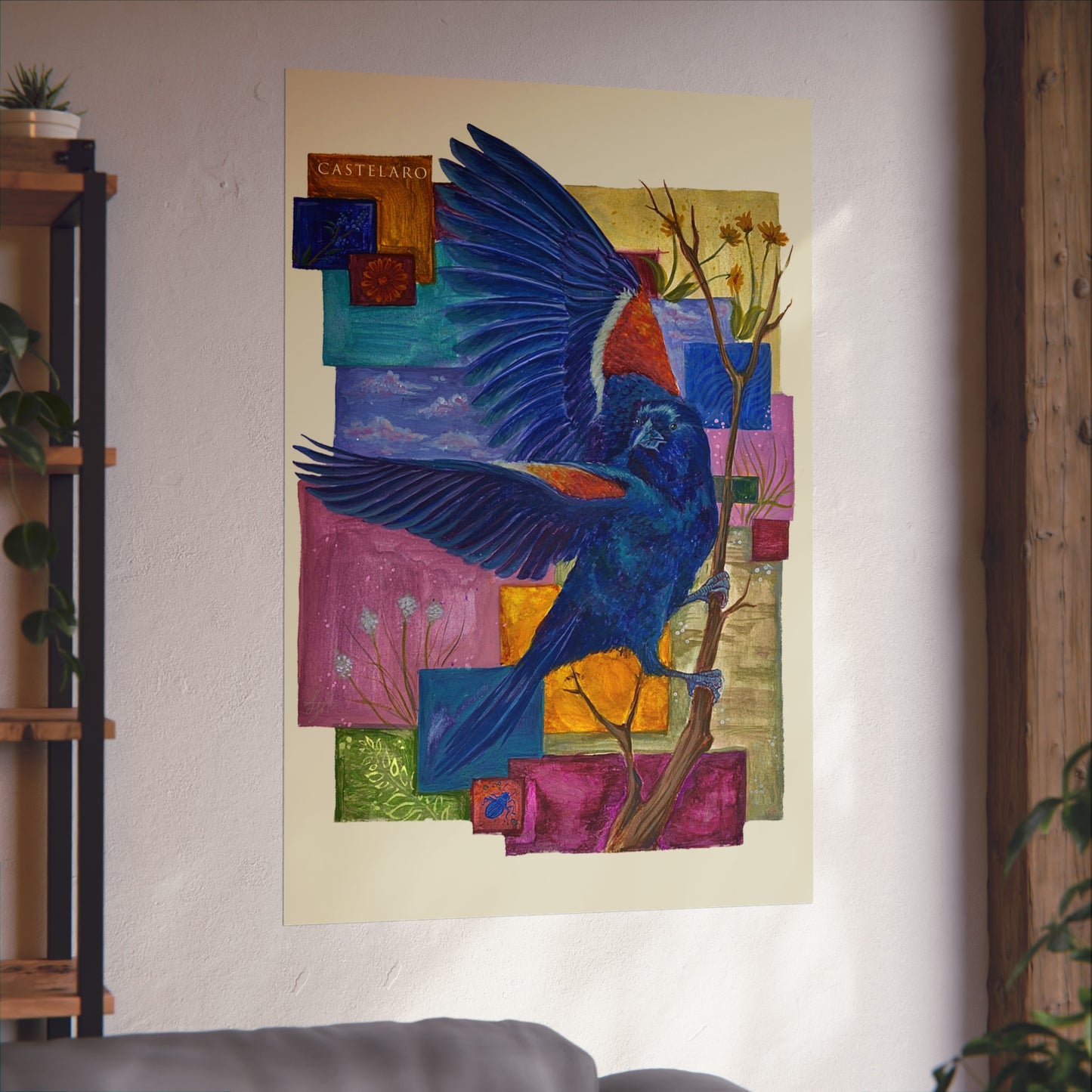 Redwing Blackbird Fine Art Poster