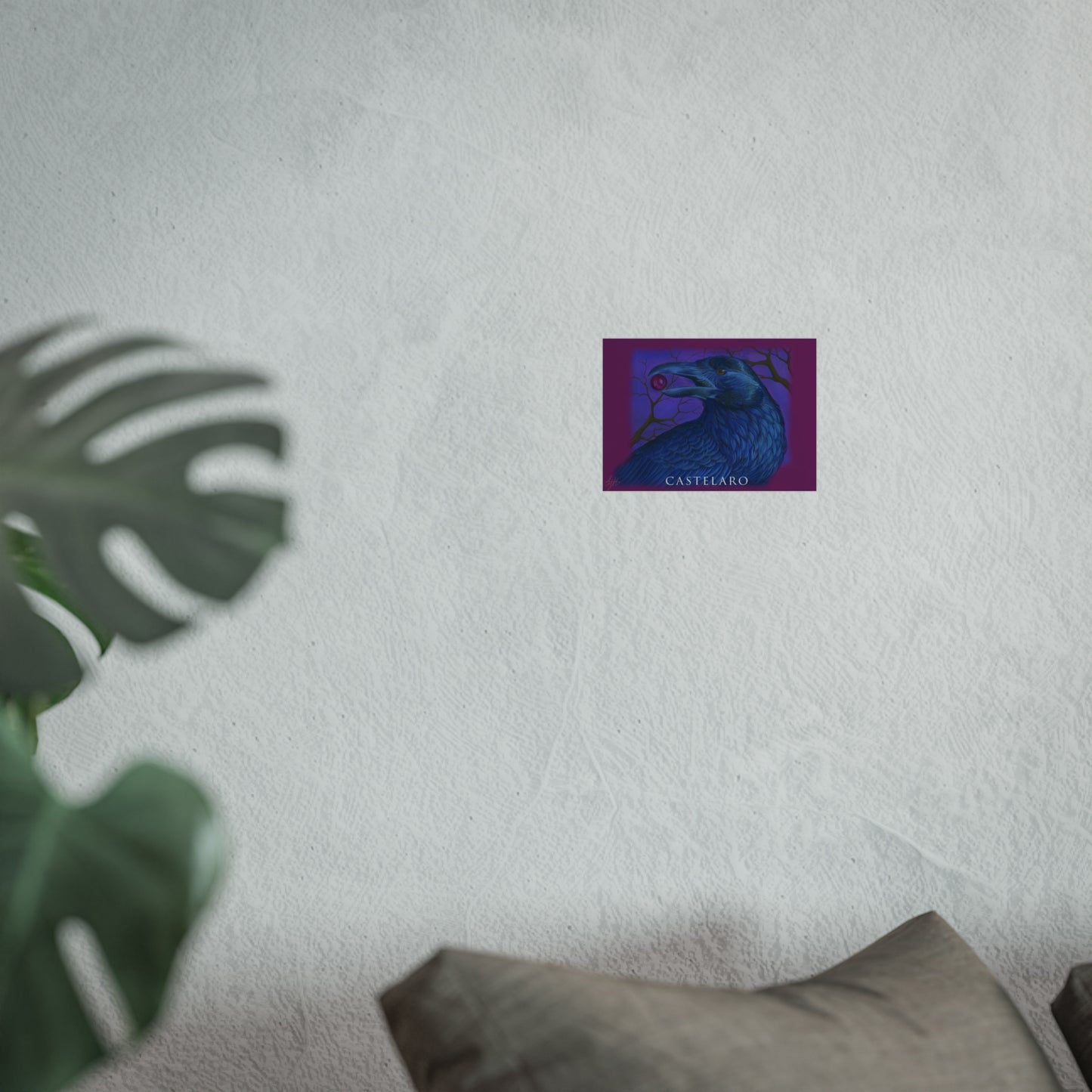 Raven Art Poster