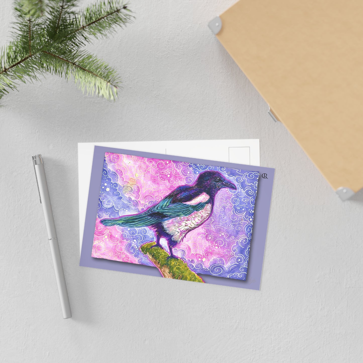 Magpie Fine Art Postcard