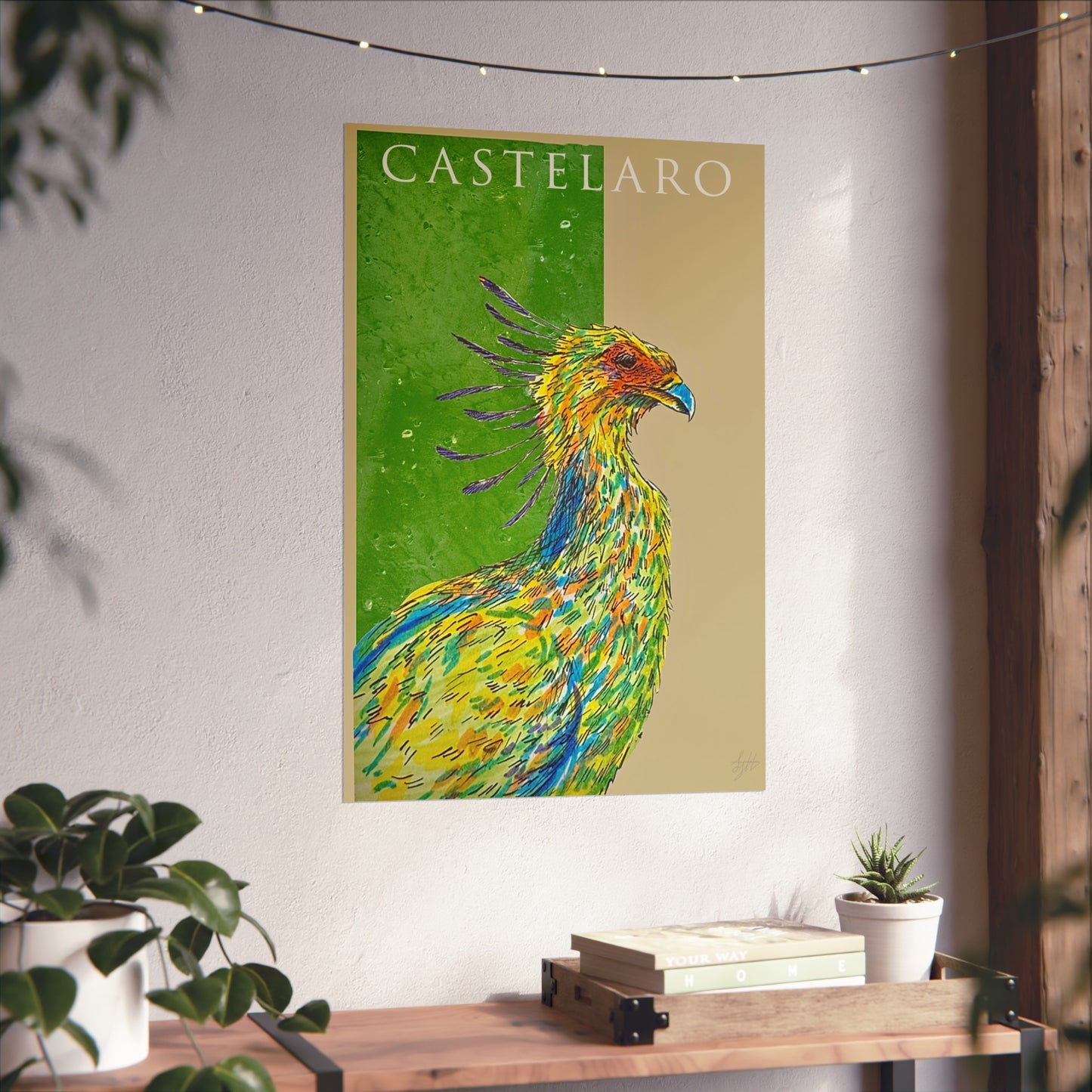 Secretary Bird Fine Art Poster