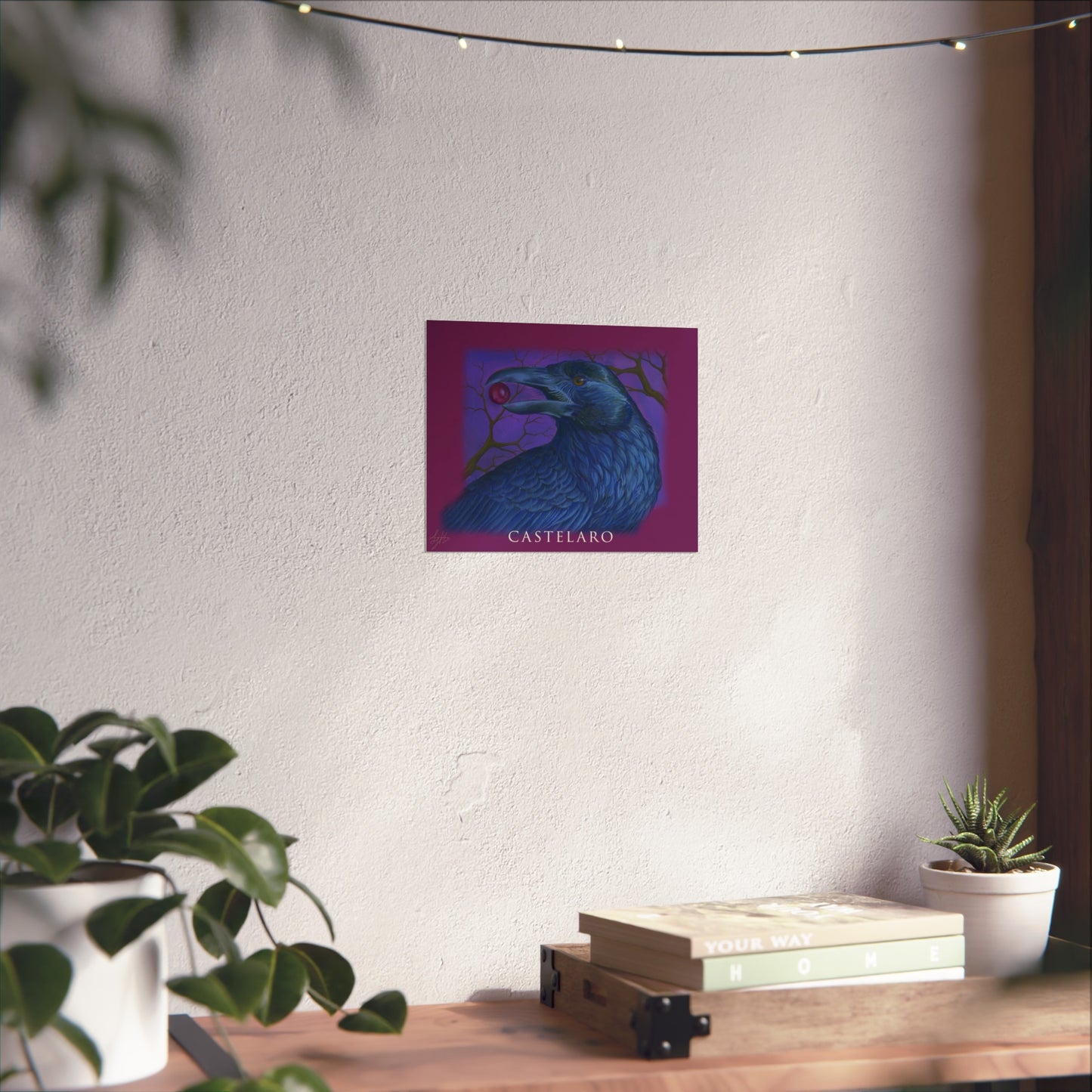 Raven Art Poster
