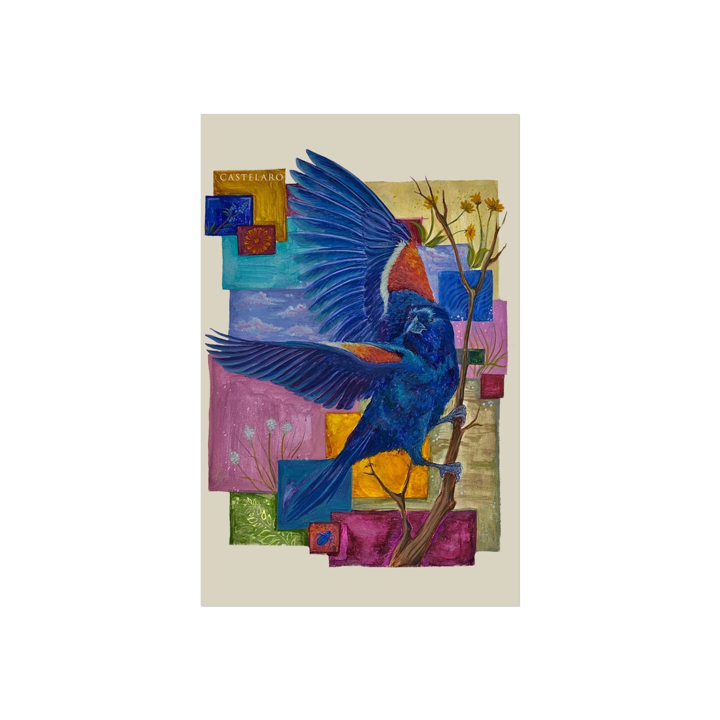 Redwing Blackbird Fine Art Poster