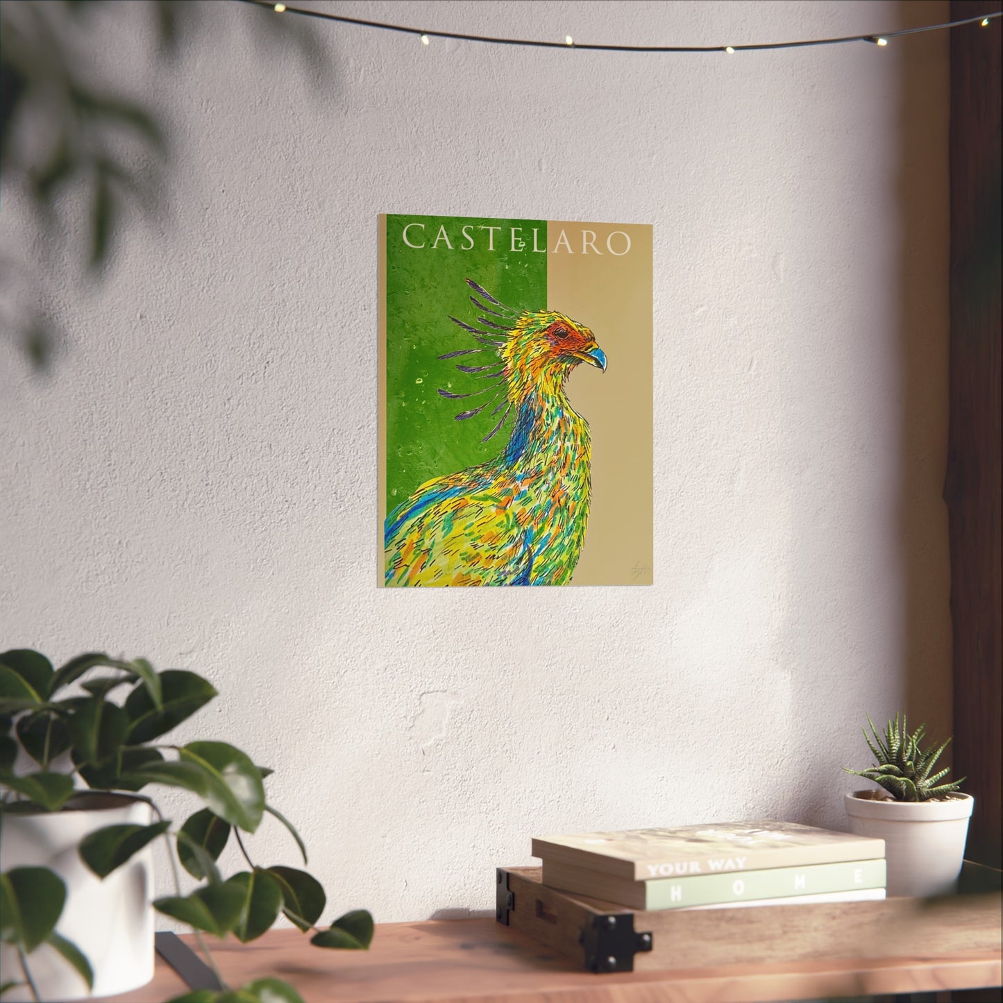 Secretary Bird Fine Art Poster