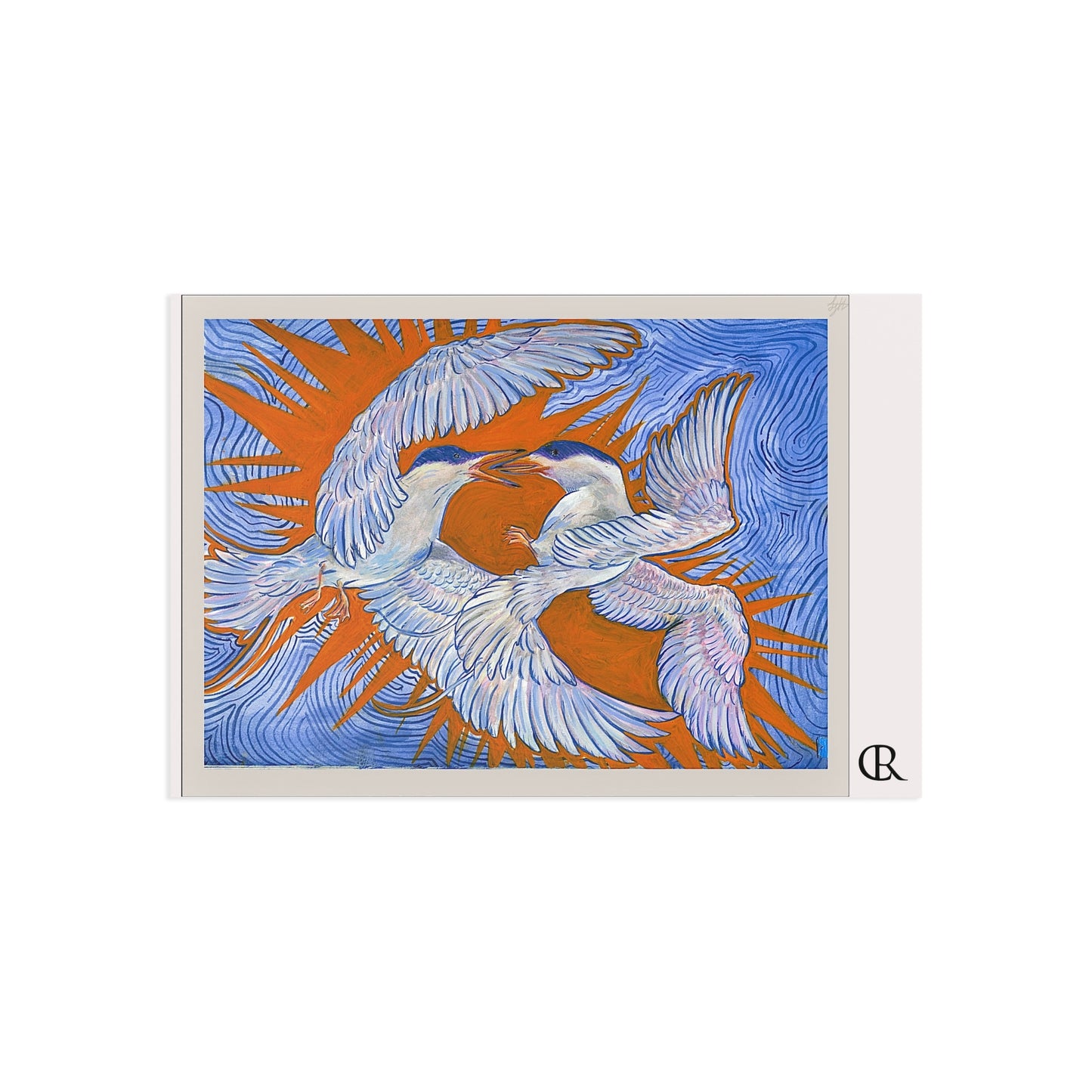 Fine Art Postcard — Terns Grappling Postcard Set