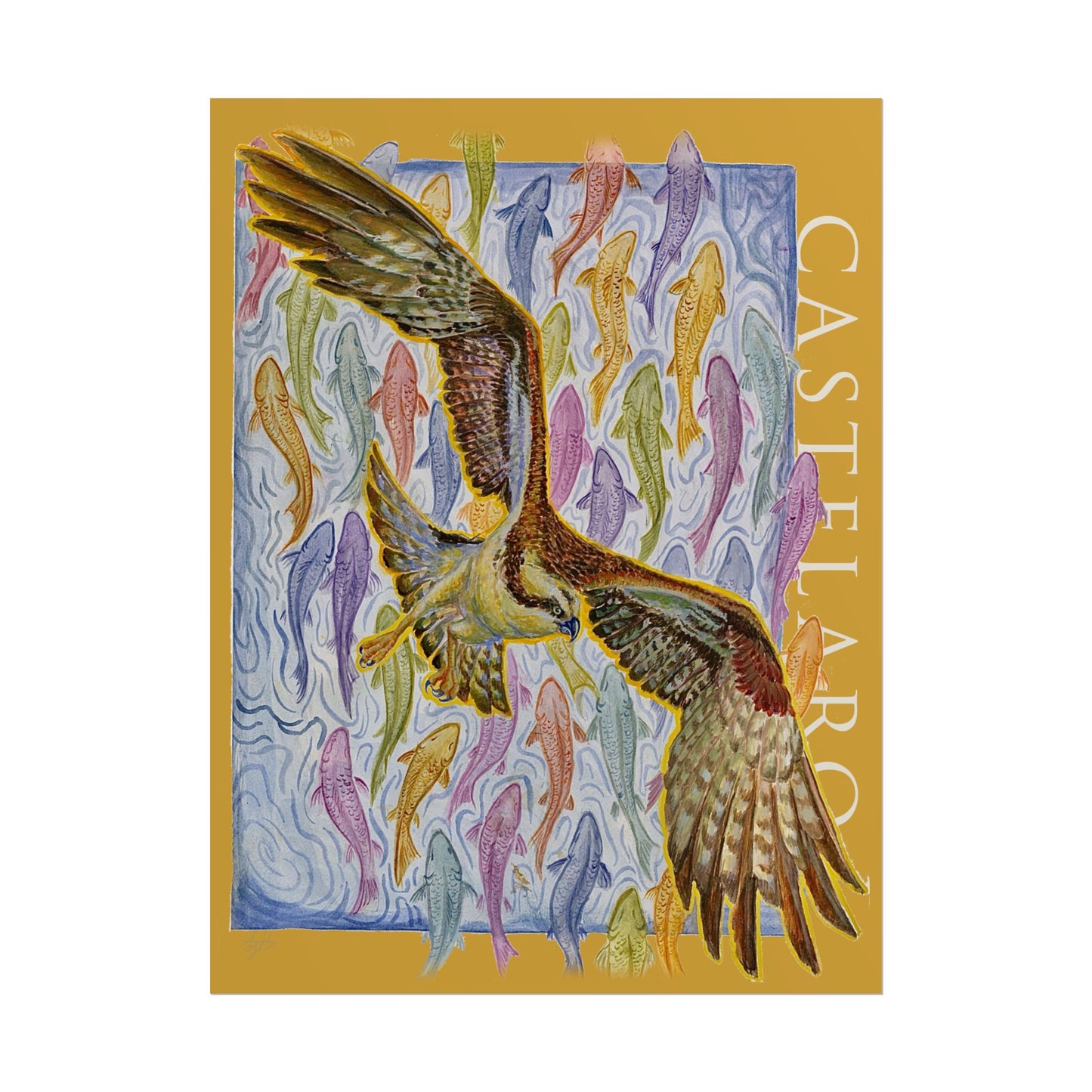 Osprey Flight Art Poster
