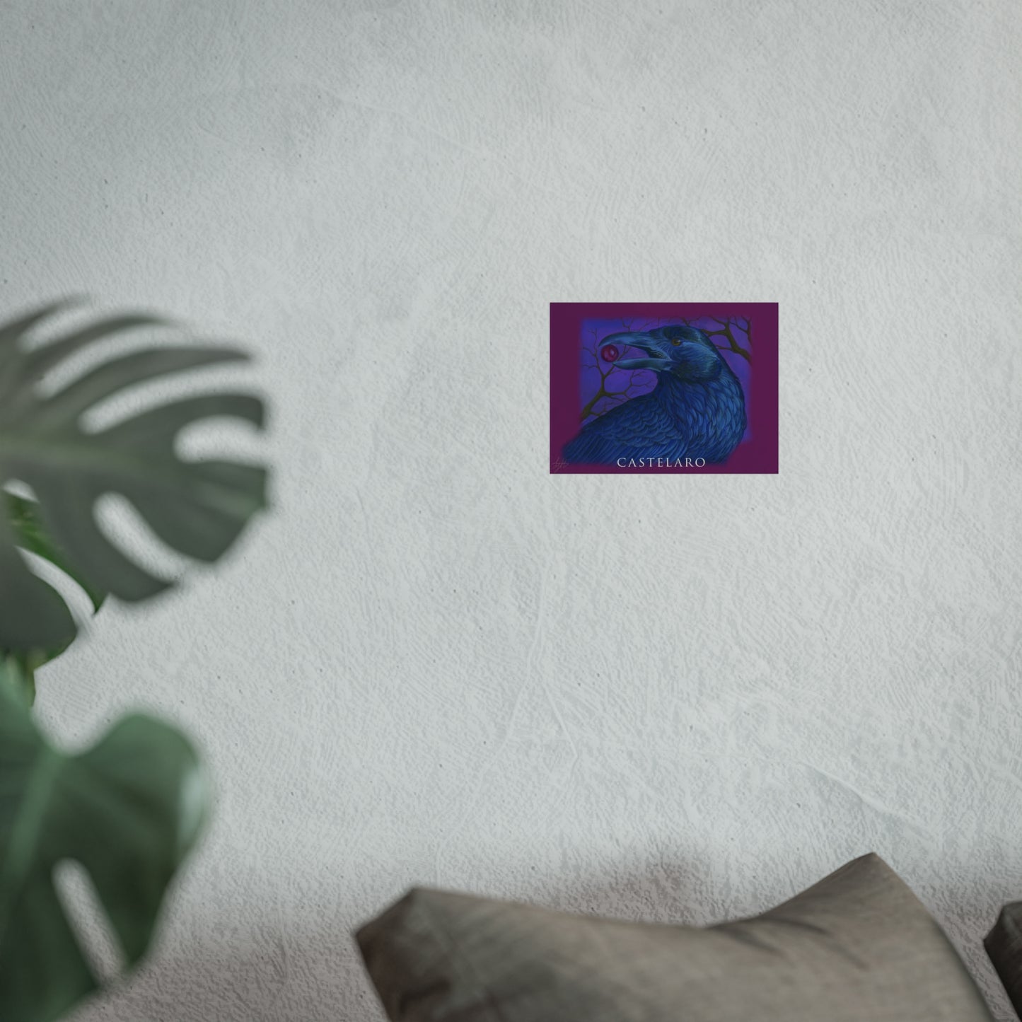 Raven Art Poster