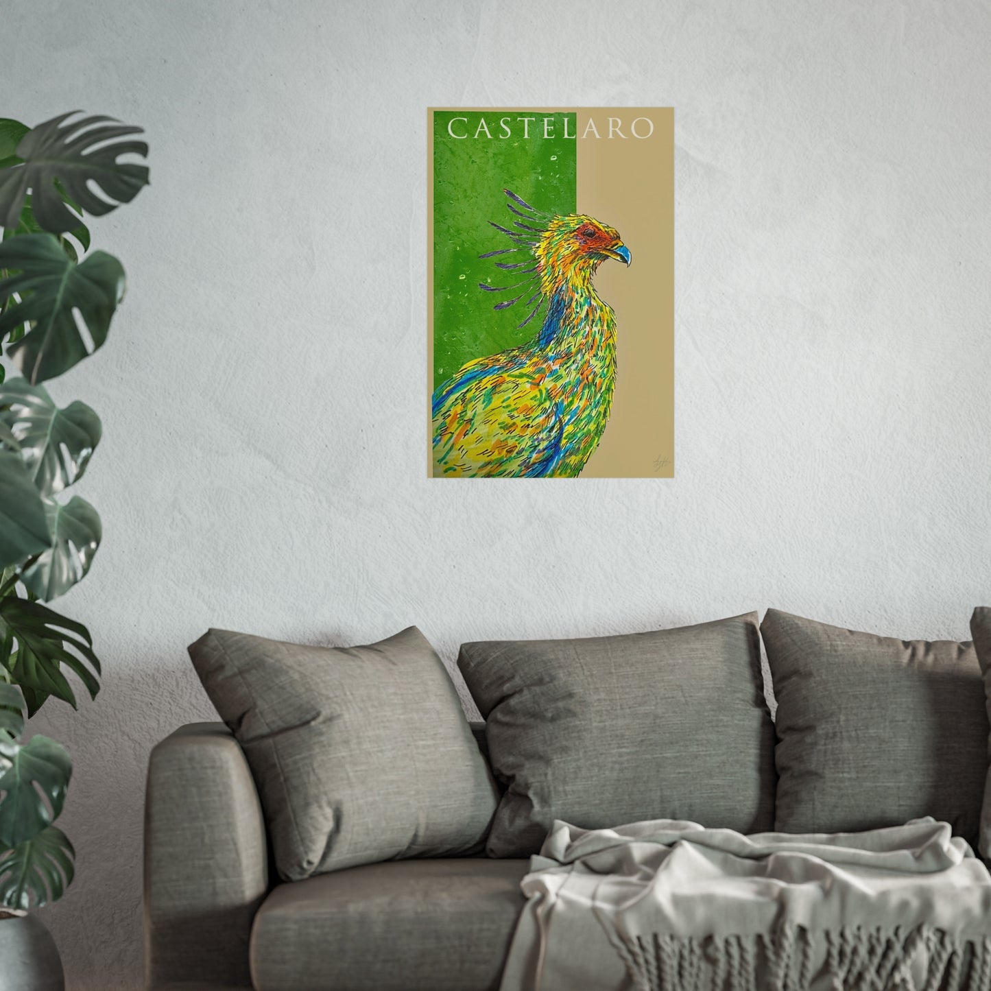 Secretary Bird Fine Art Poster