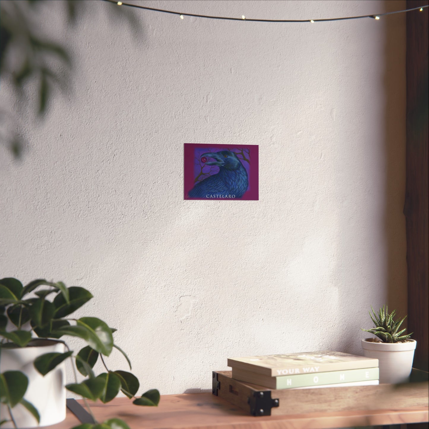Raven Art Poster
