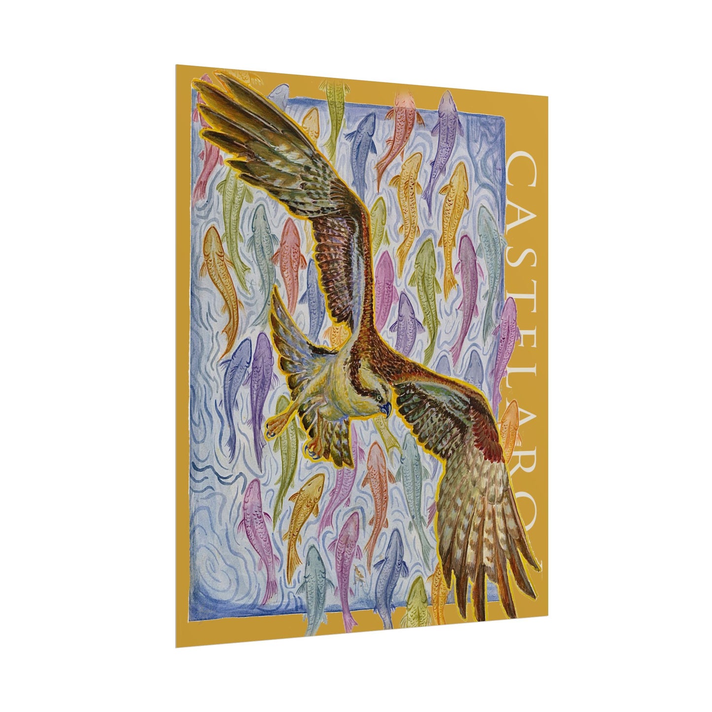 Osprey Flight Art Poster