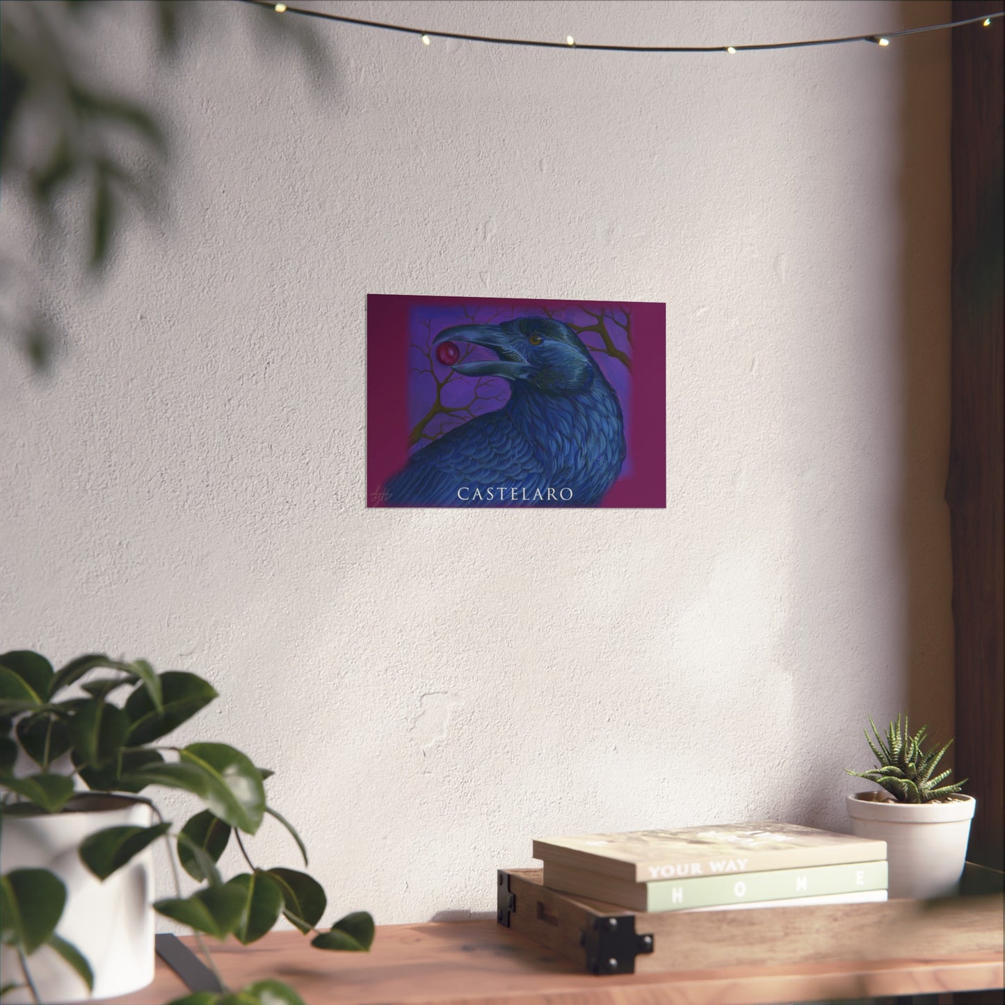 Raven Art Poster