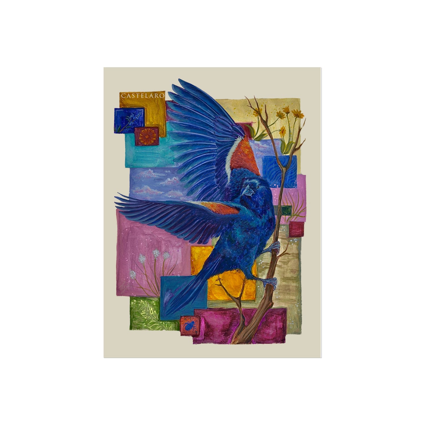 Redwing Blackbird Fine Art Poster