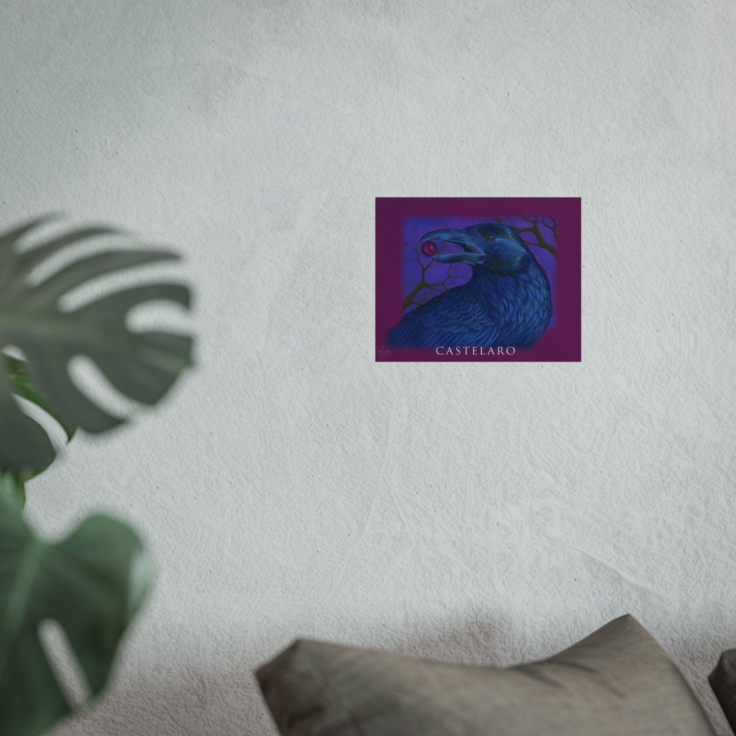Raven Art Poster