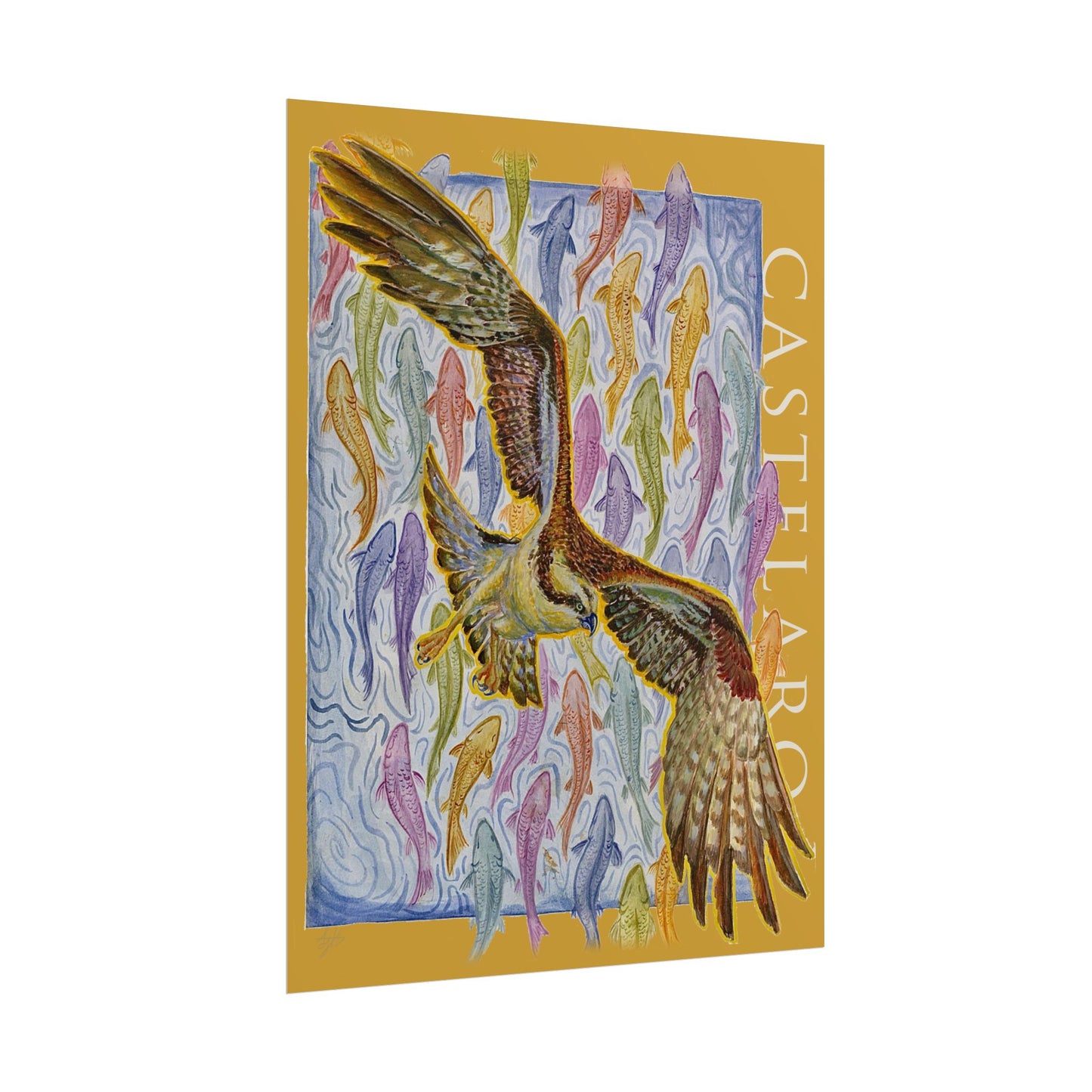 Osprey Flight Art Poster