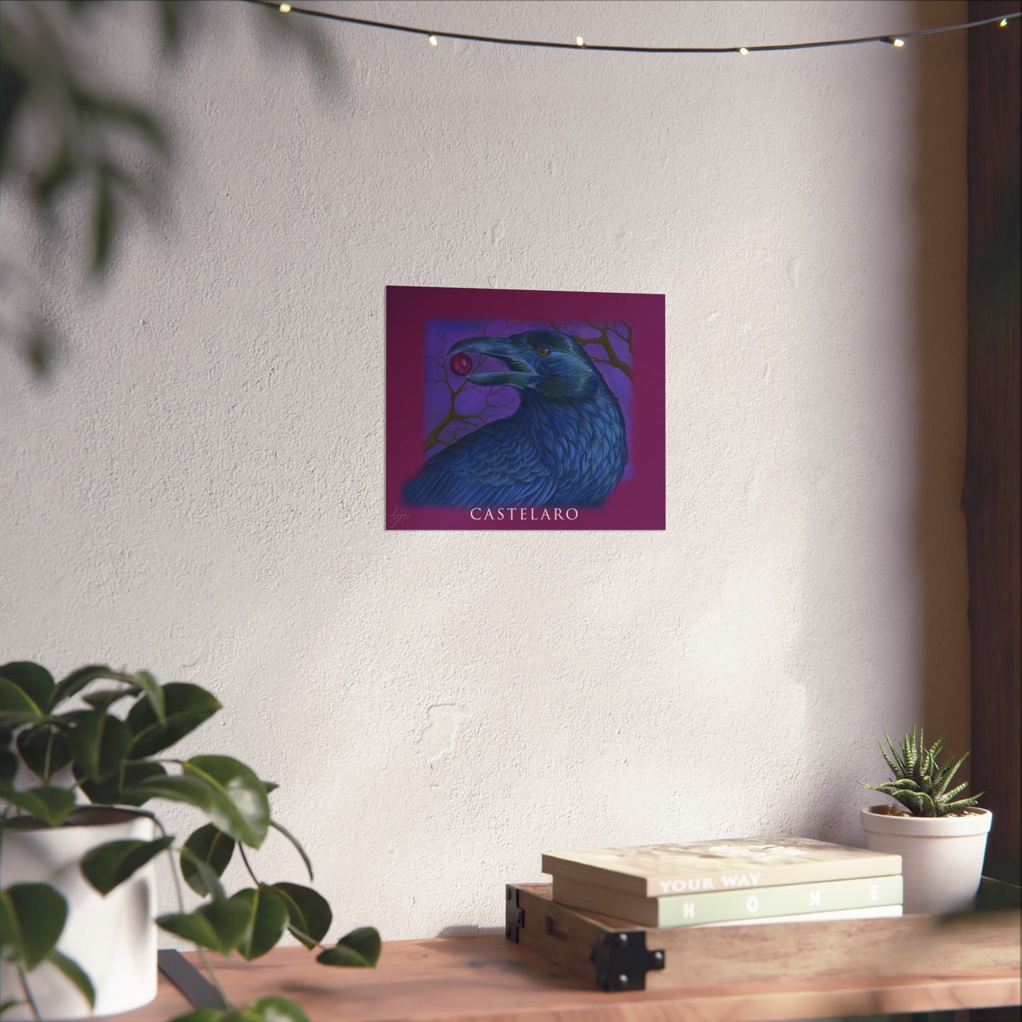 Raven Art Poster