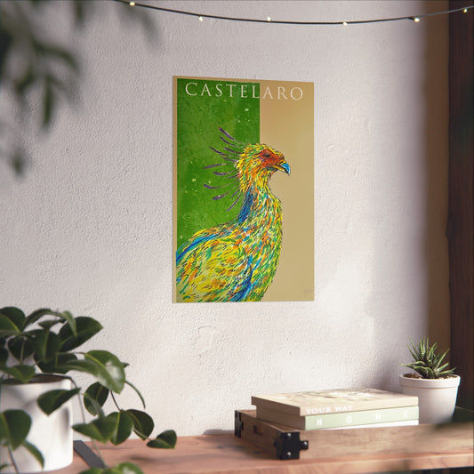 Secretary Bird Fine Art Poster