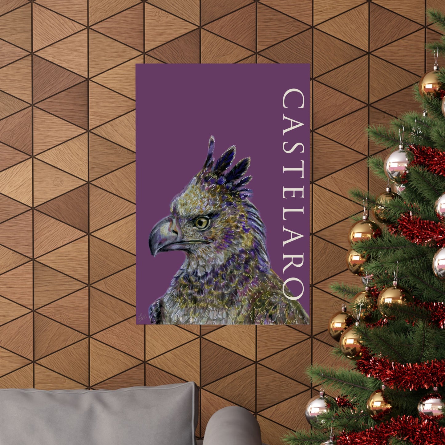 Castelaro Harpy Eagle Matte Poster