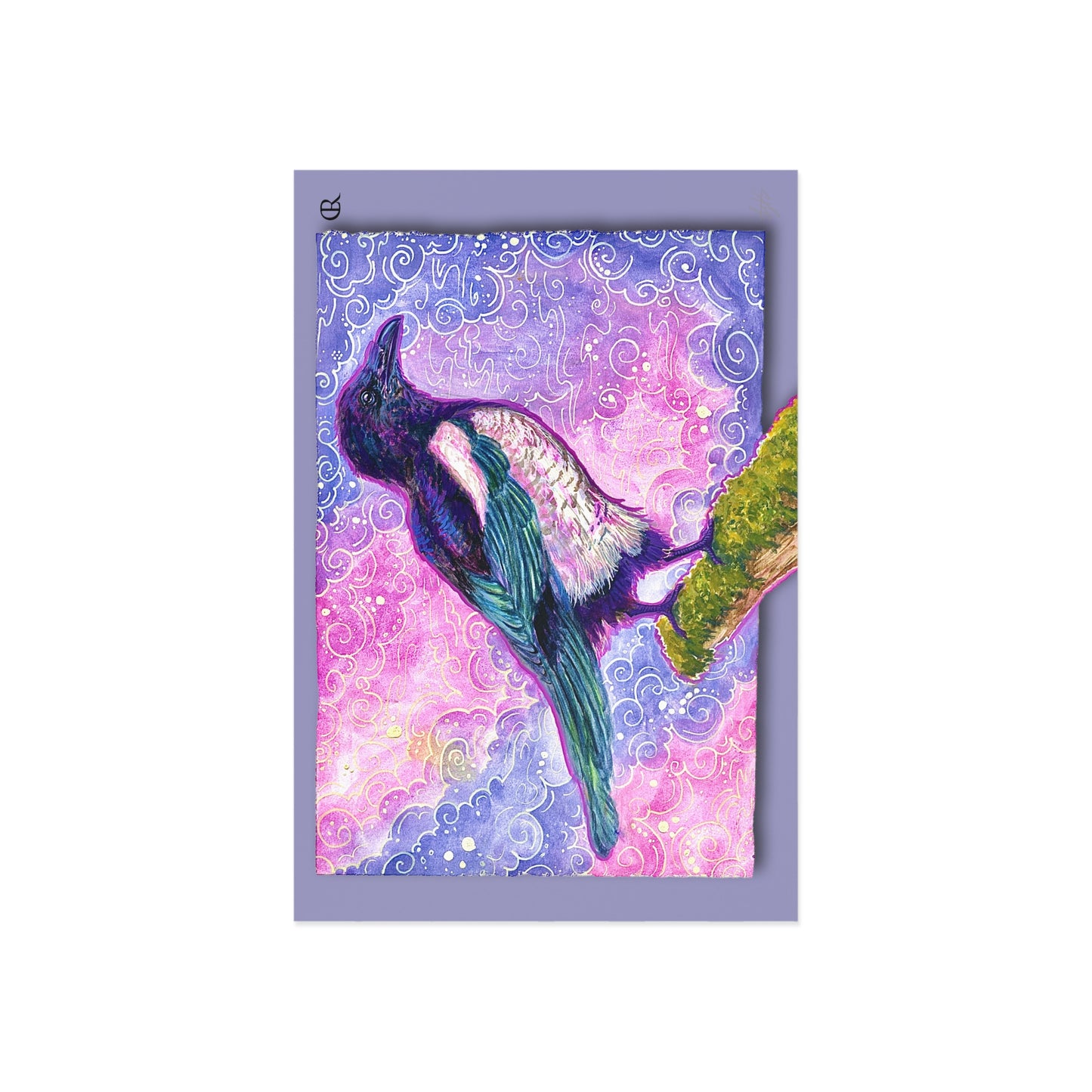 Magpie Fine Art Postcard