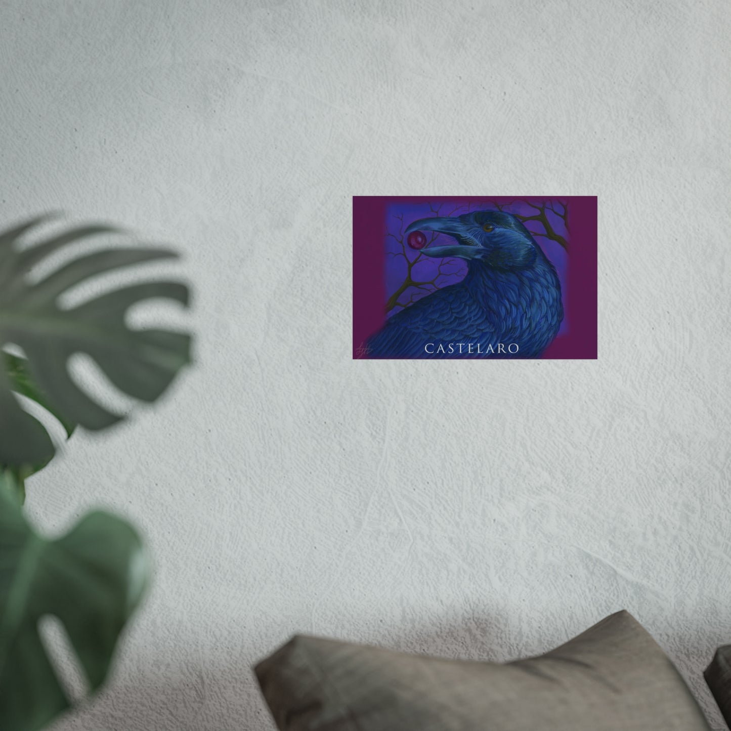 Raven Art Poster