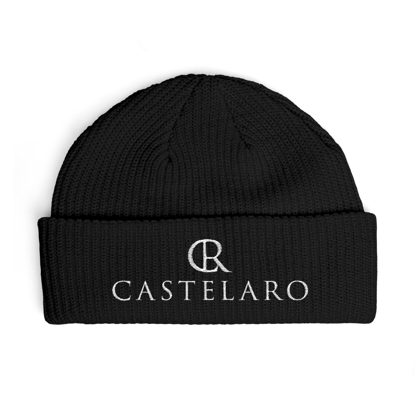 Castelaro Embroidered Cuff Beanie