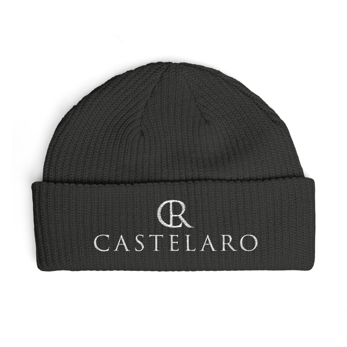 Castelaro Embroidered Cuff Beanie