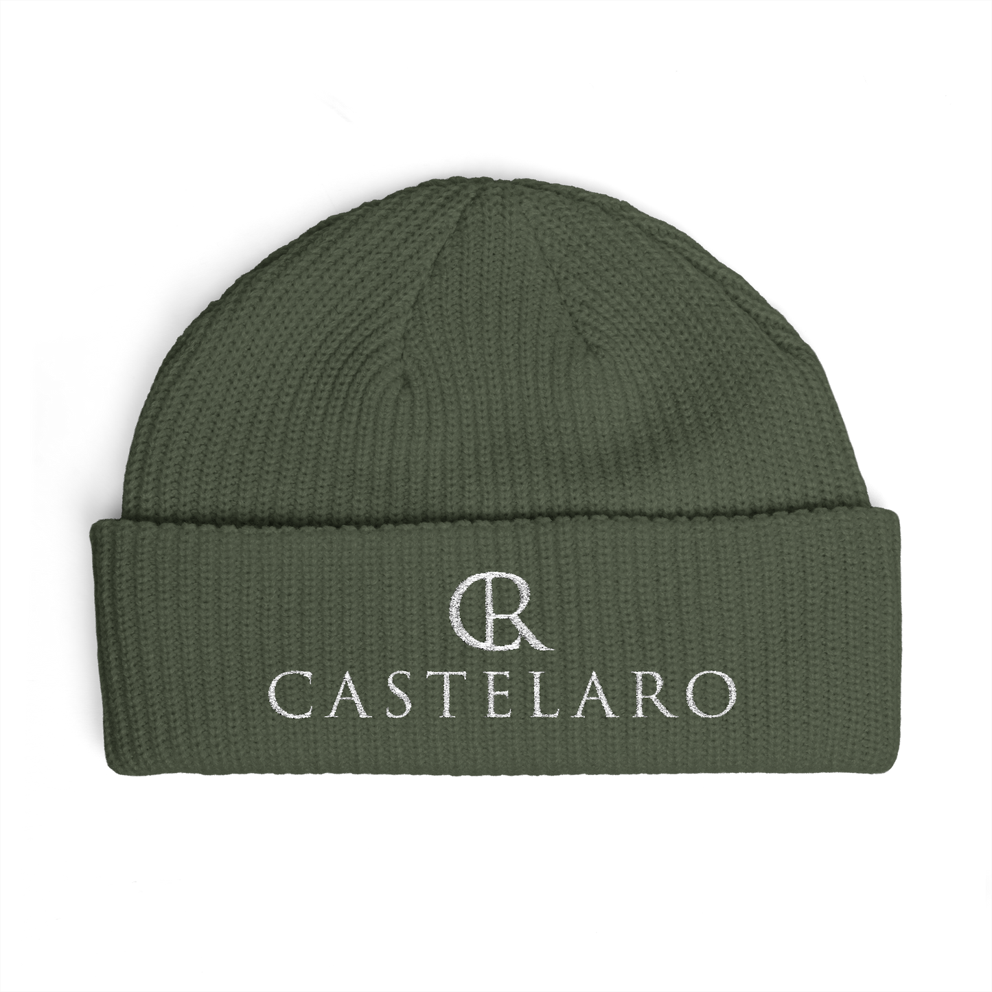 Castelaro Embroidered Cuff Beanie