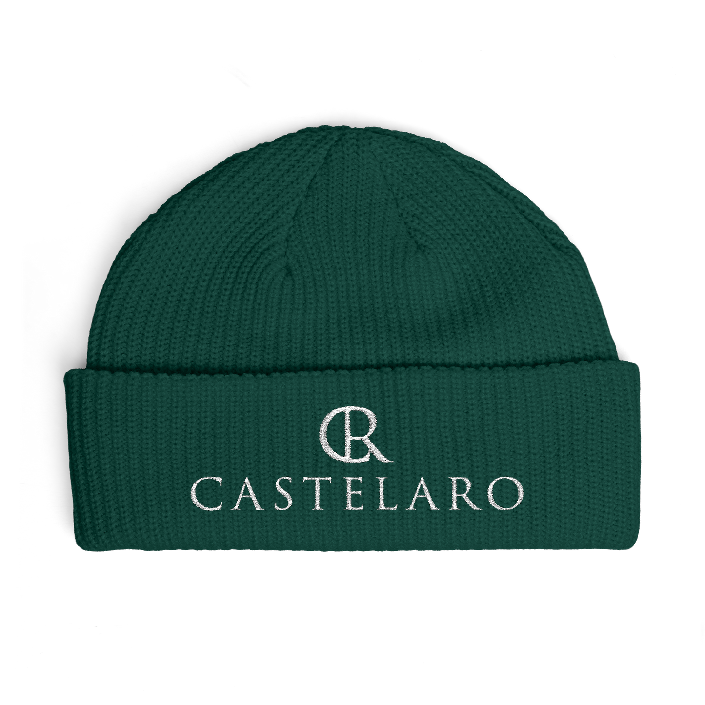 Castelaro Embroidered Cuff Beanie