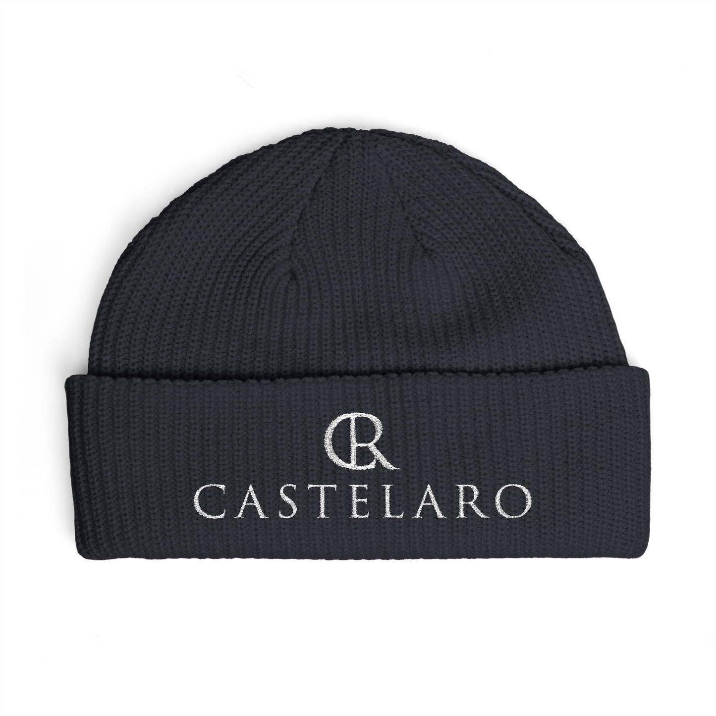 Castelaro Embroidered Cuff Beanie