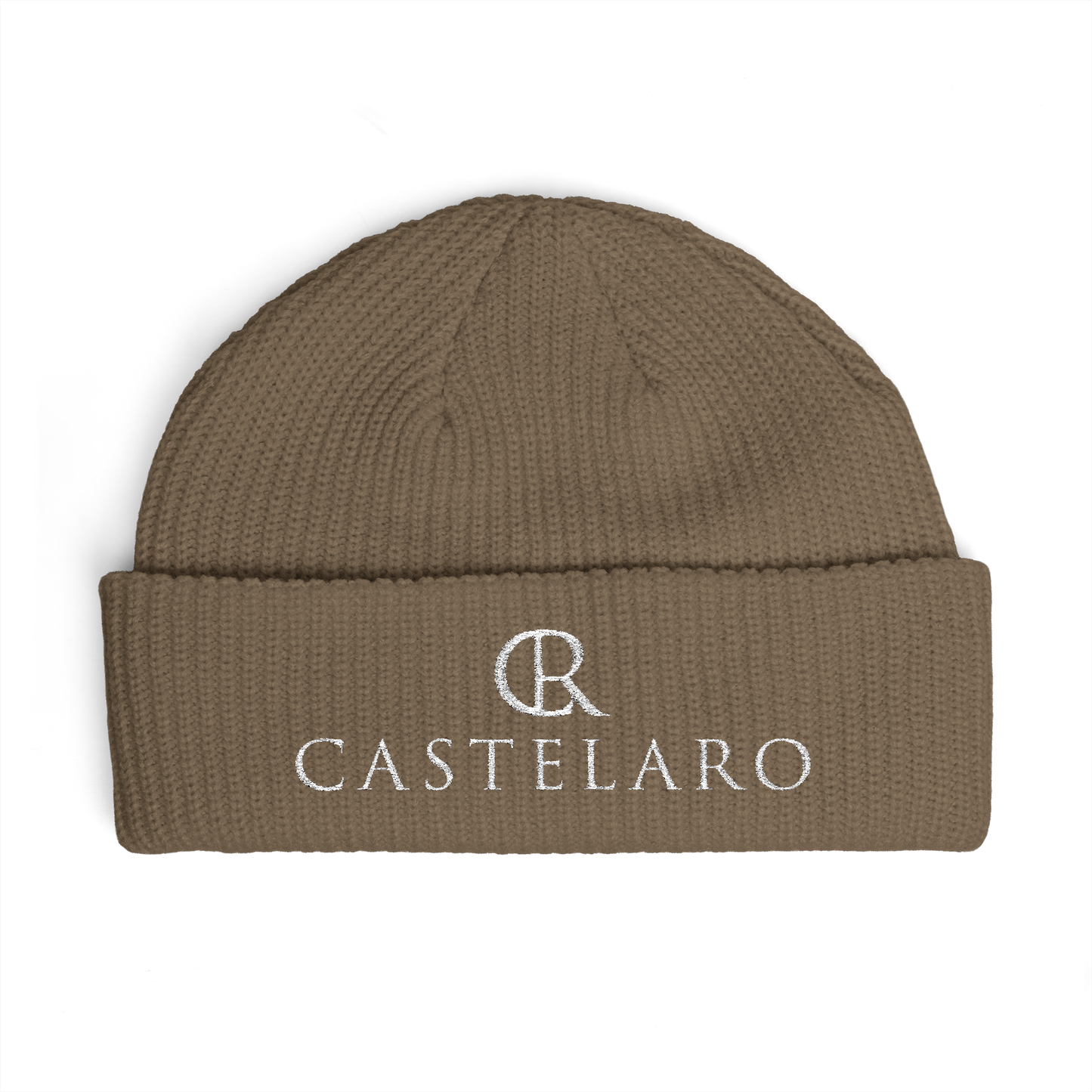 Castelaro Embroidered Cuff Beanie
