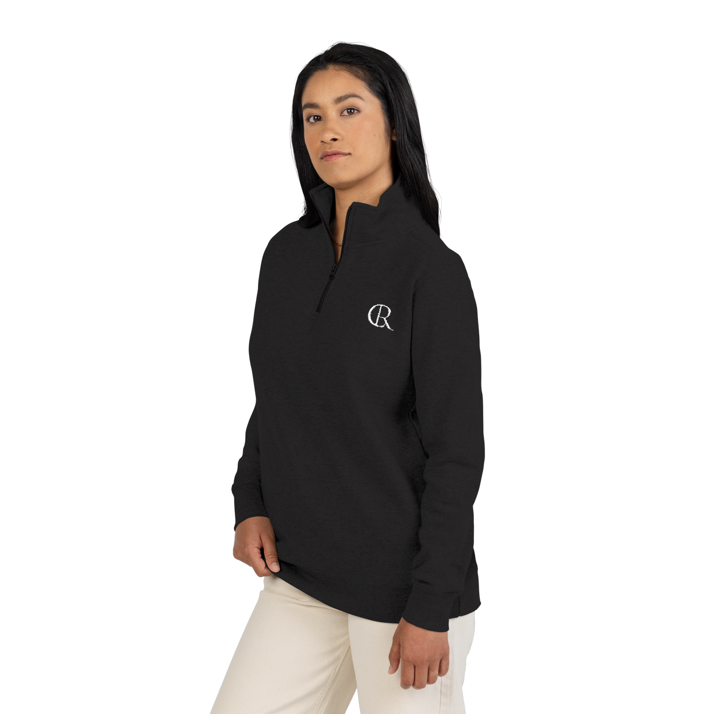 Classic Monogrammed Quarter-Zip