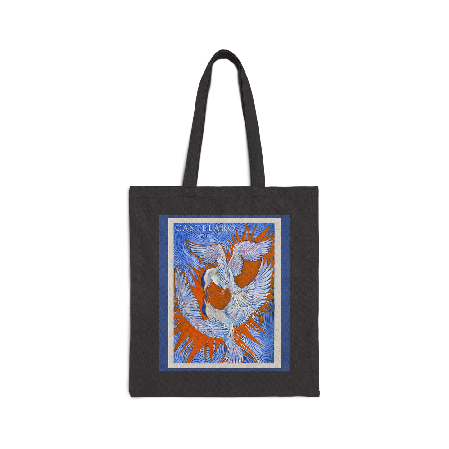 Terns Grappling Cotton Canvas Tote Bag
