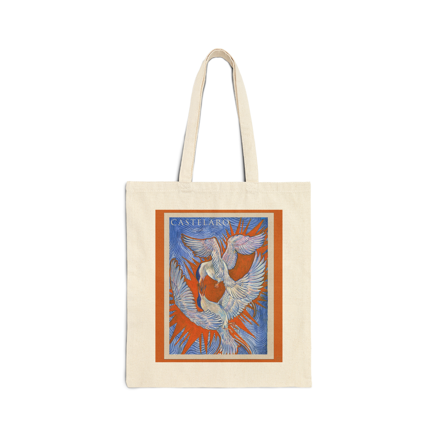 Terns Grappling Cotton Canvas Tote Bag