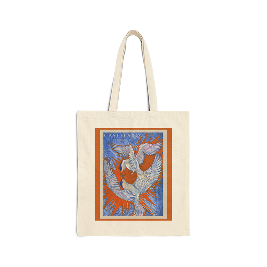 Terns Grappling Cotton Canvas Tote Bag