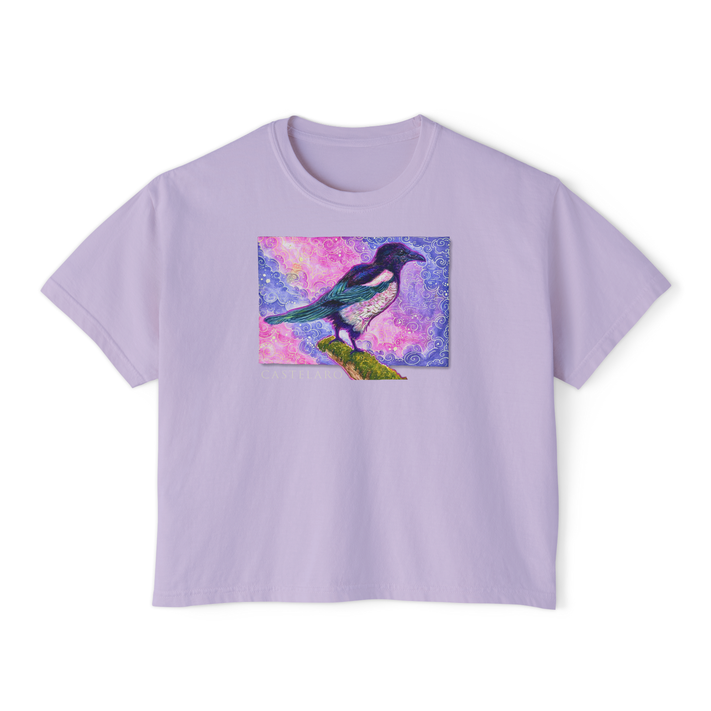 Women's Boxy T-Shirt - Magpie