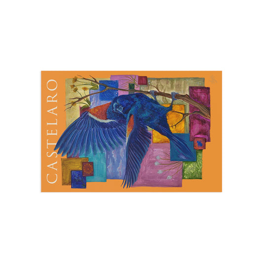 Redwing Black Bird Postcard