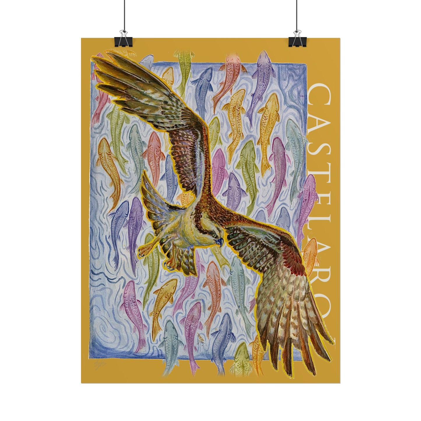 Osprey Flight Art Poster