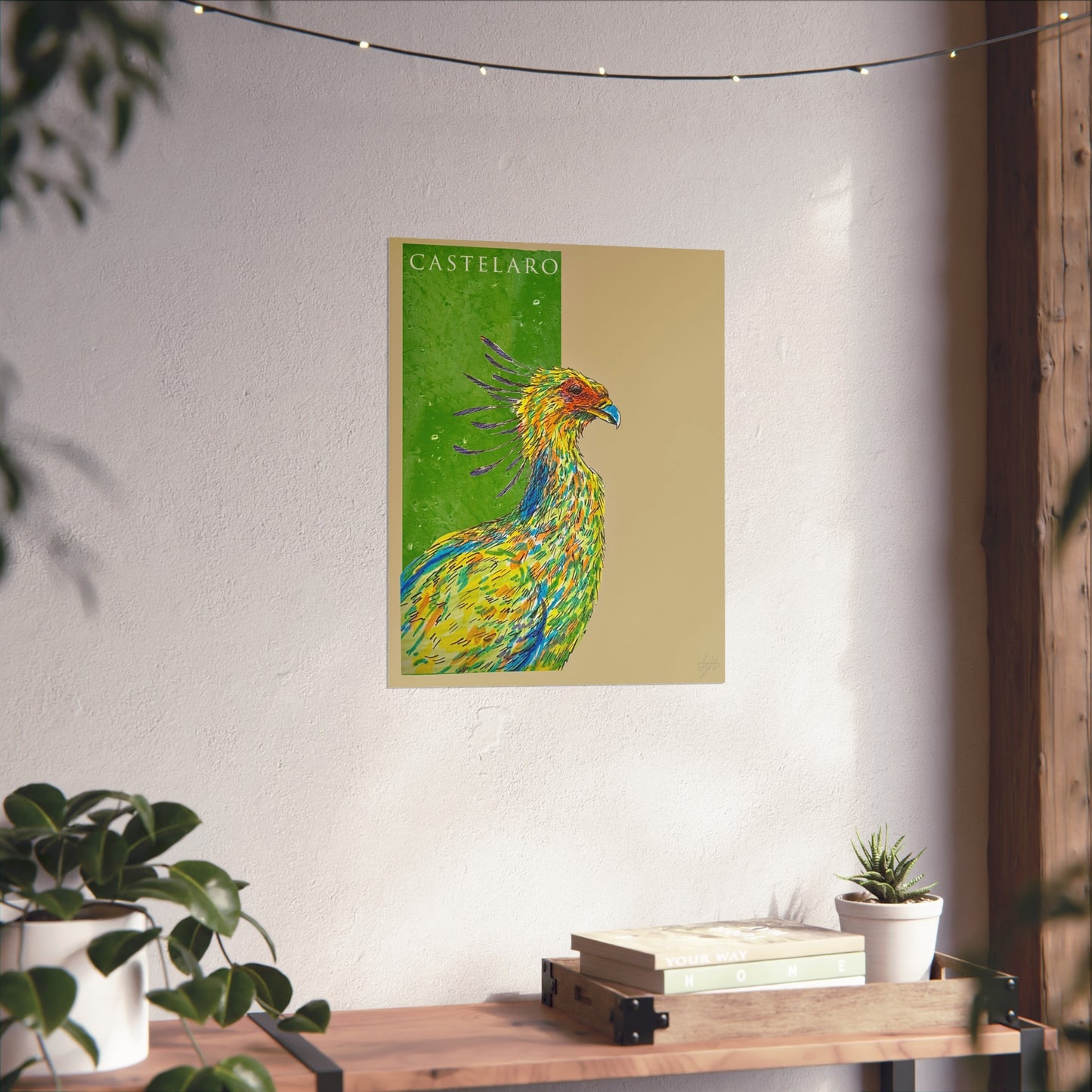 Secretary Bird Fine Art Poster
