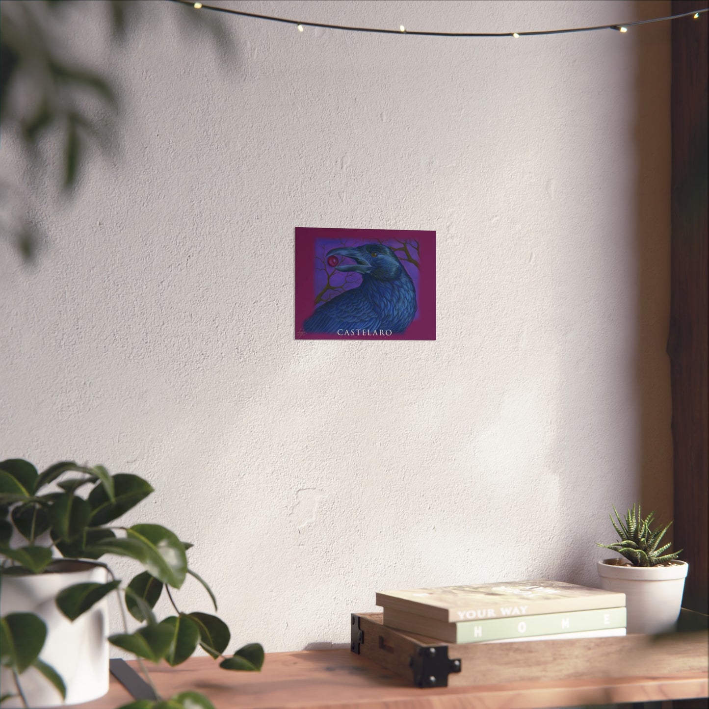 Raven Art Poster