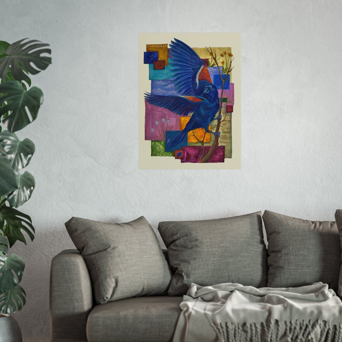 Redwing Blackbird Fine Art Poster