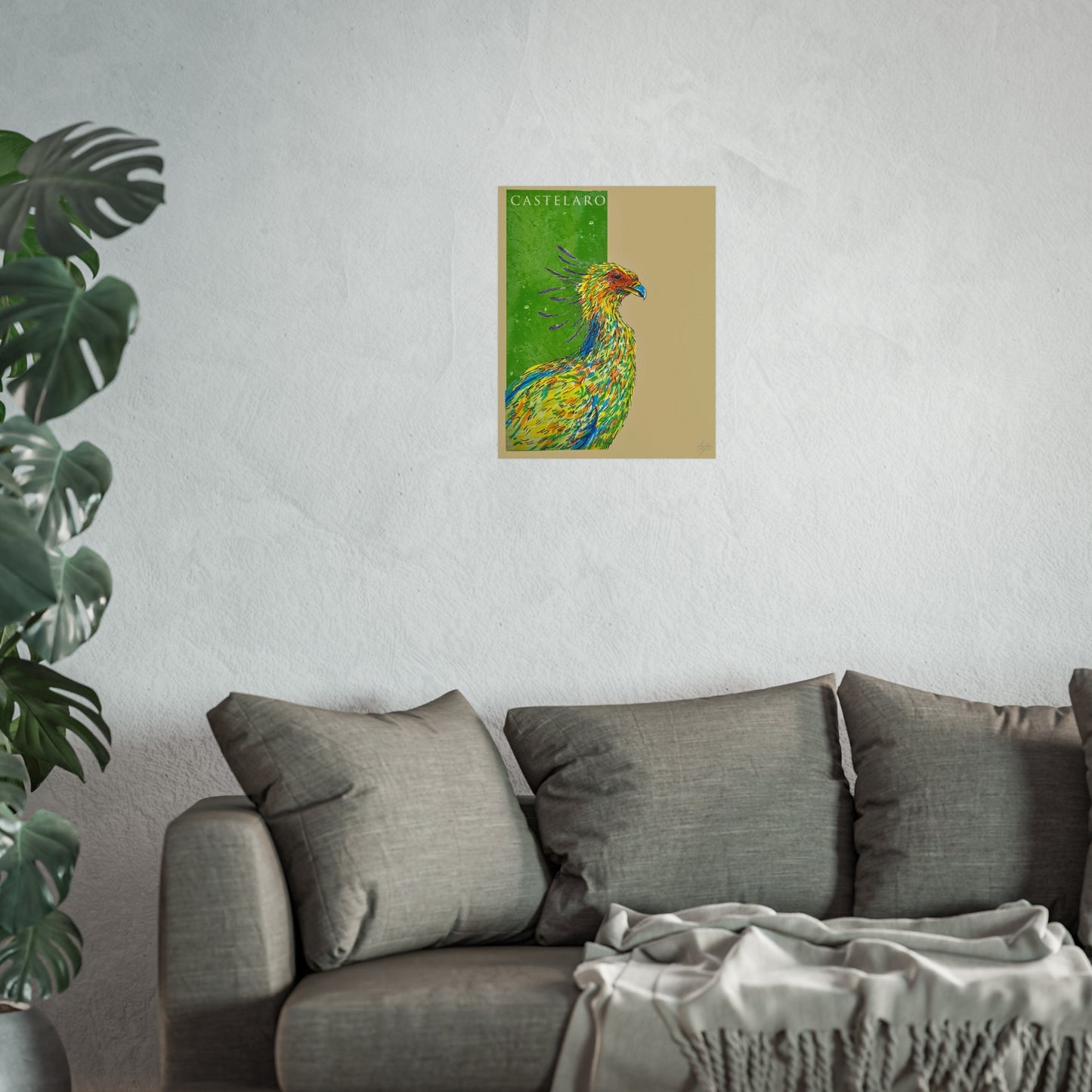 Secretary Bird Fine Art Poster