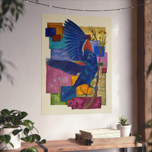 Redwing Blackbird Fine Art Poster