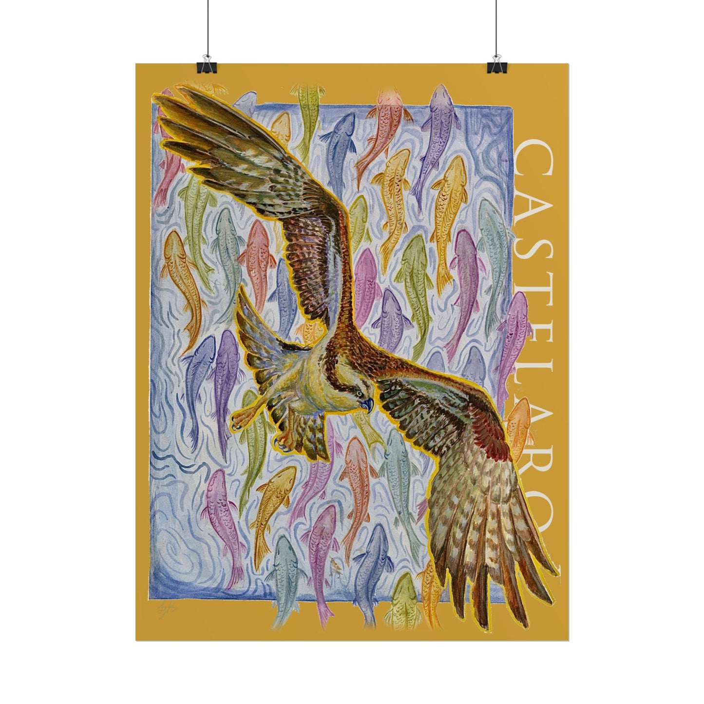 Osprey Flight Art Poster