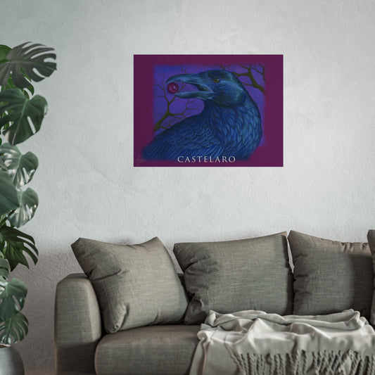 Raven Art Poster