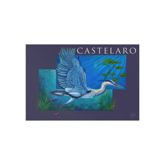 Blue Heron Fine Art Postcard