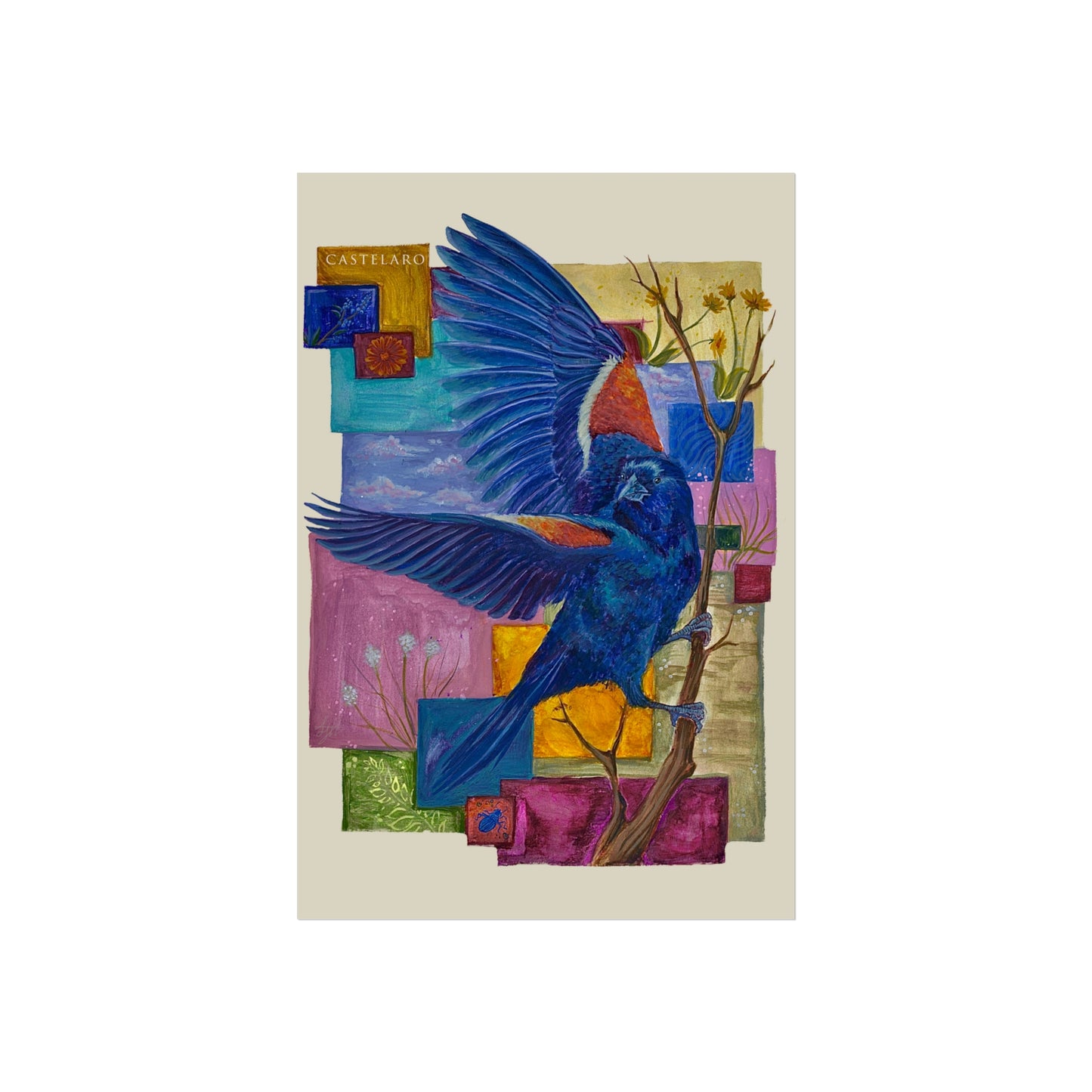 Redwing Blackbird Fine Art Poster