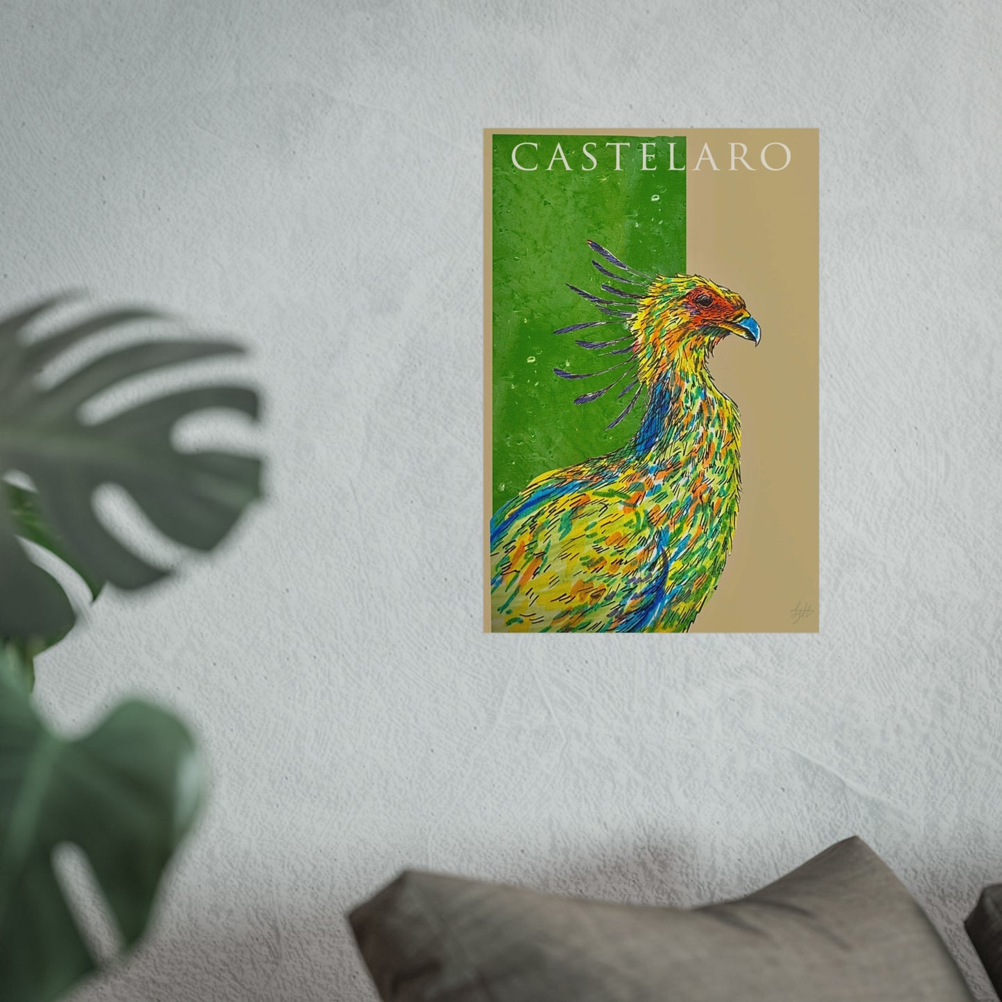 Secretary Bird Fine Art Poster